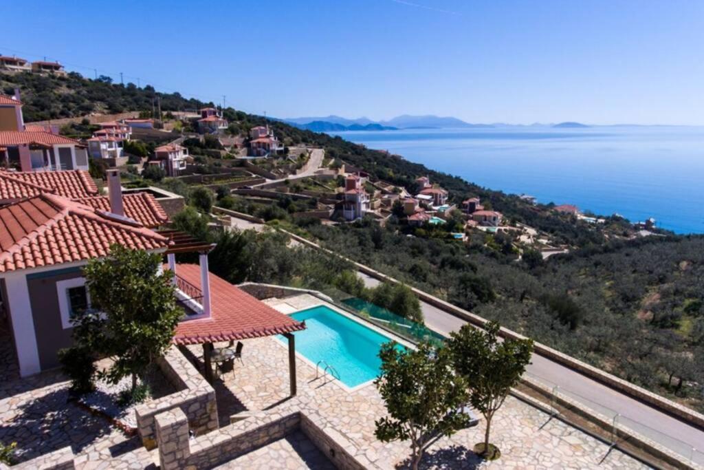 Apollo Romantic Sea View Villa Kiveri Exterior photo