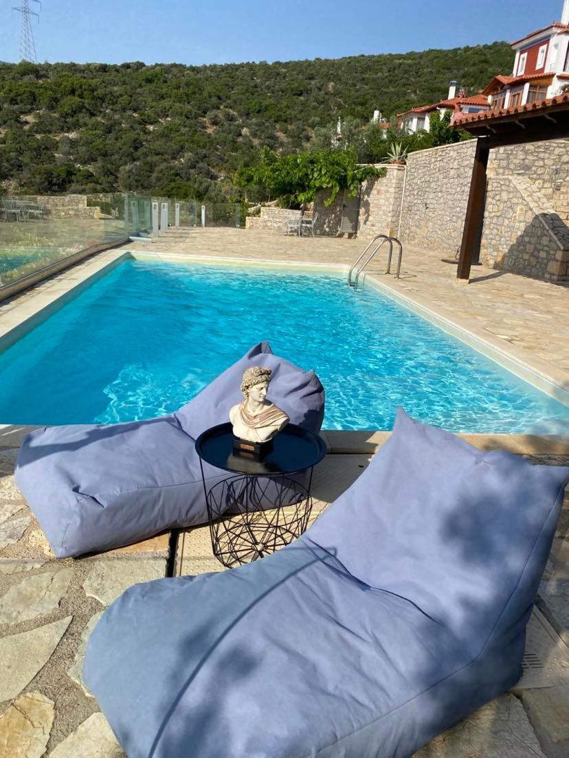 Apollo Romantic Sea View Villa Kiveri Exterior photo